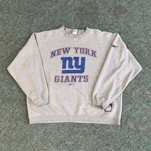 Vintage Reebok New York Giants grey crewneck sweatshirt